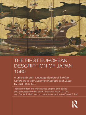 cover image of The First European Description of Japan, 1585